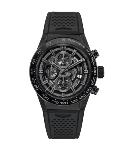 TAG Heuer Carrera Calibre Heuer 01 45 Ceramic / Skeleton / Rubber